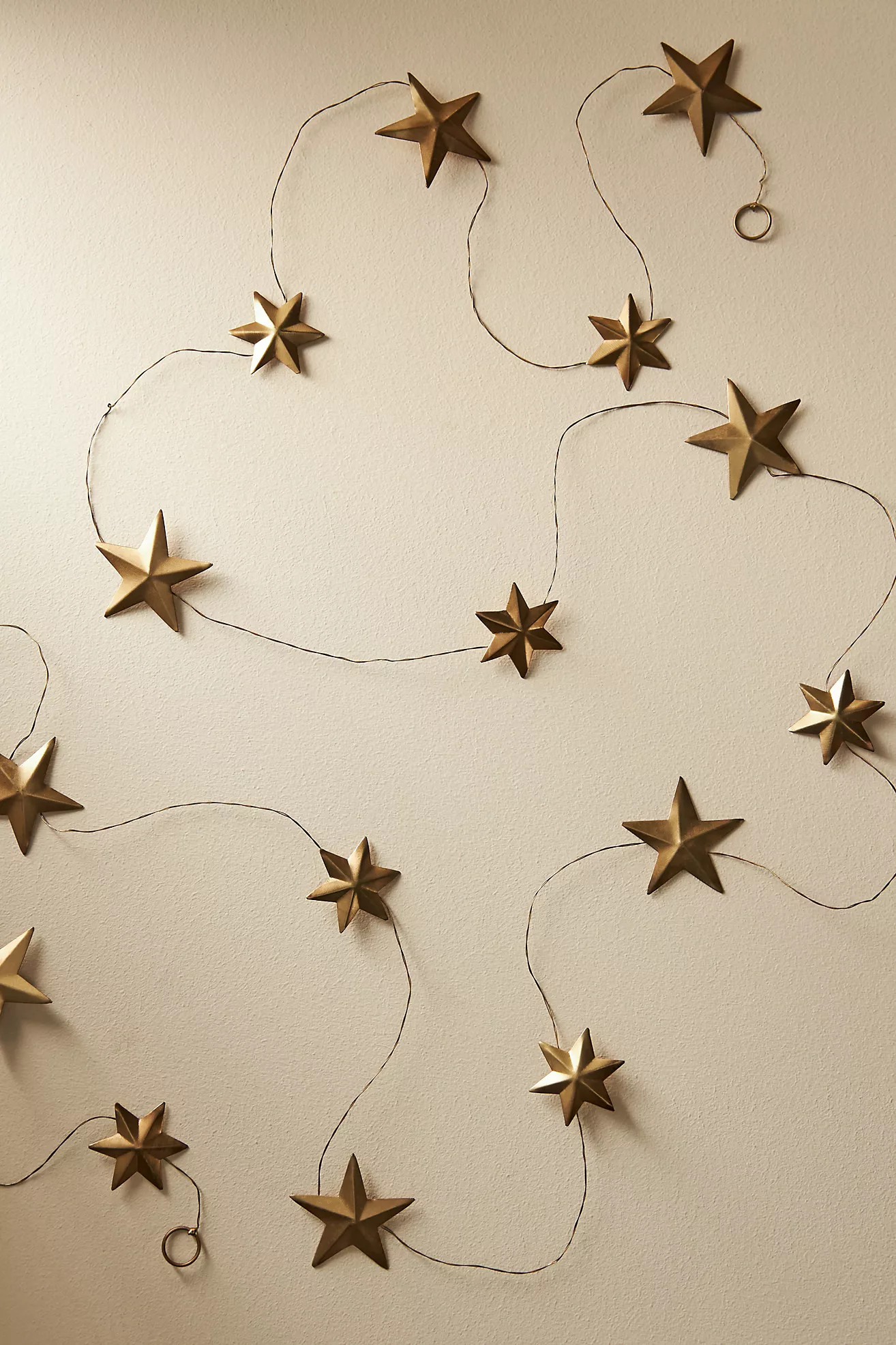 Celestial Golden Star Garland | Anthropologie (US)