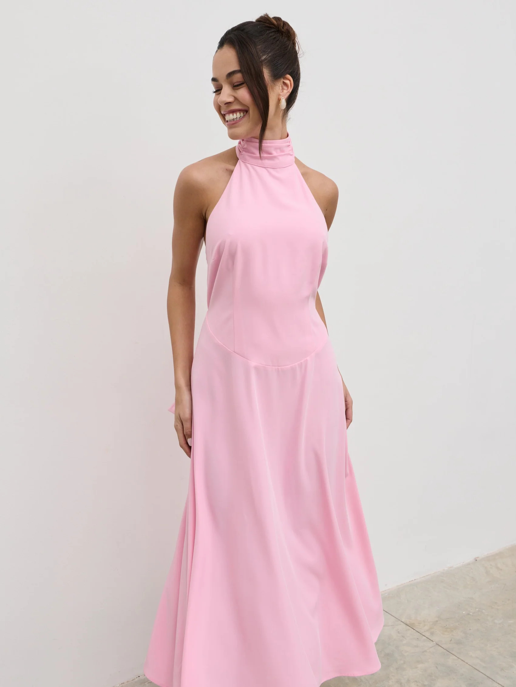 Haisley Dropped Waist Midaxi Dress | Pretty Lavish (UK)