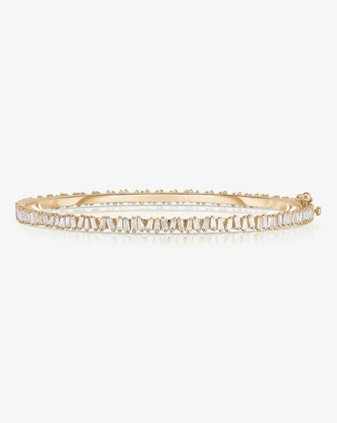 Baguette Ridge Bangle | Ring Concierge