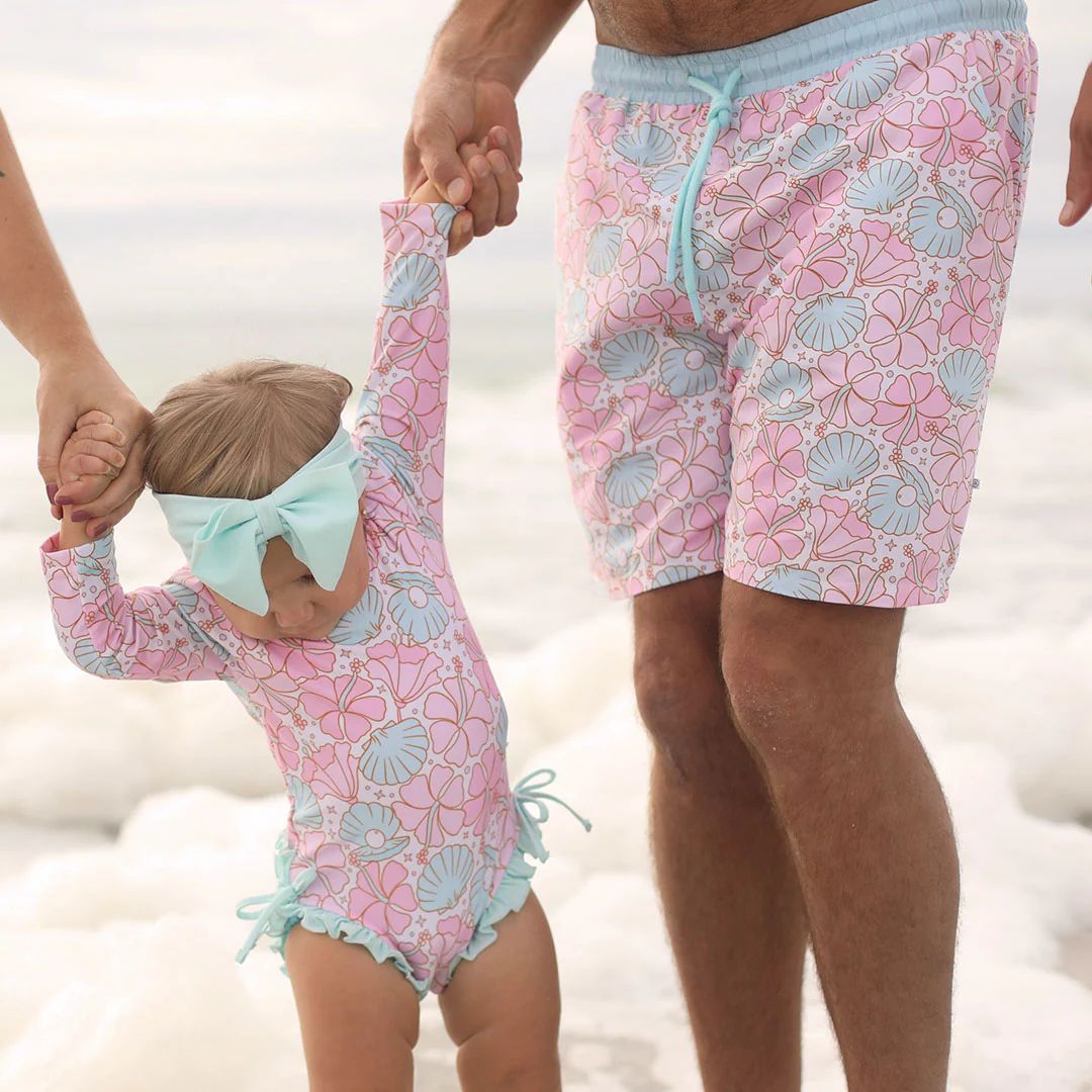 Mens Swim Trunks | Ocean Pearl* | Caden Lane