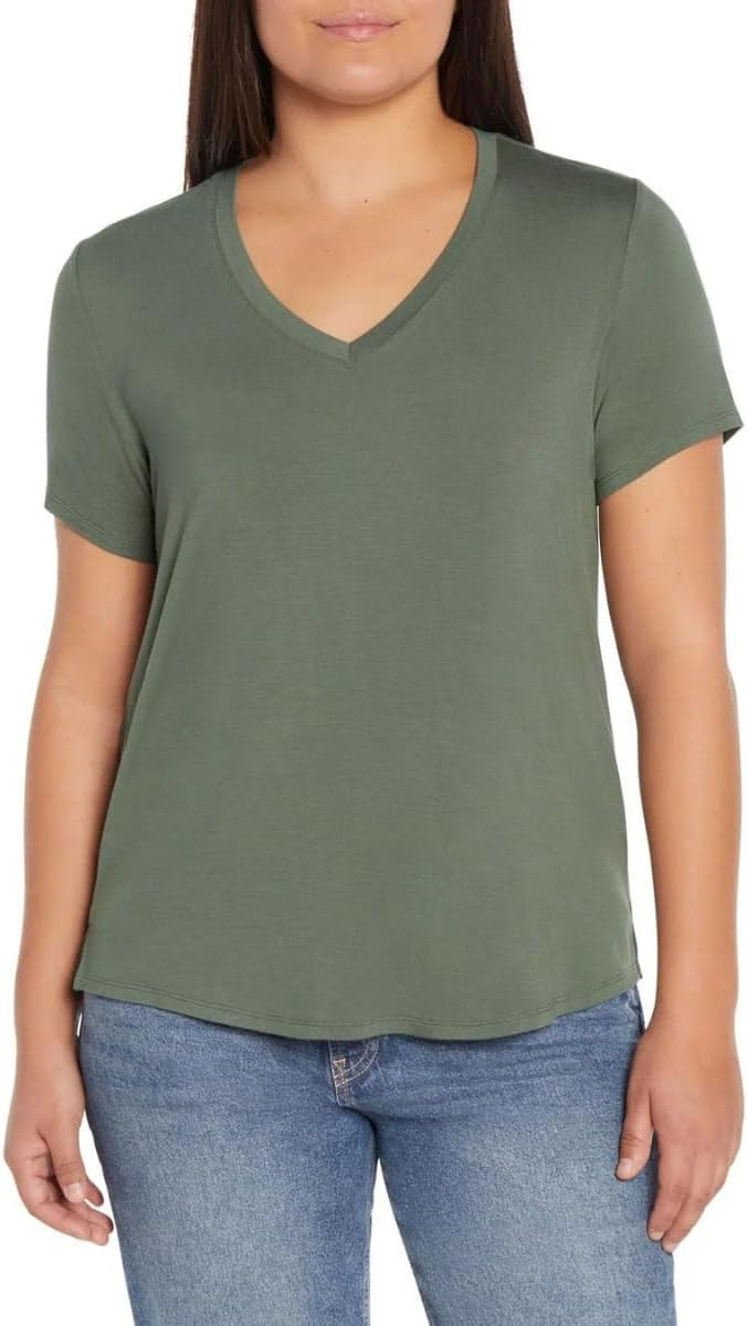 Gap Women's Favorite V-Neck Tee T-Shirt       Send to LogieInstantly adds this product to your Lo... | Amazon (US)
