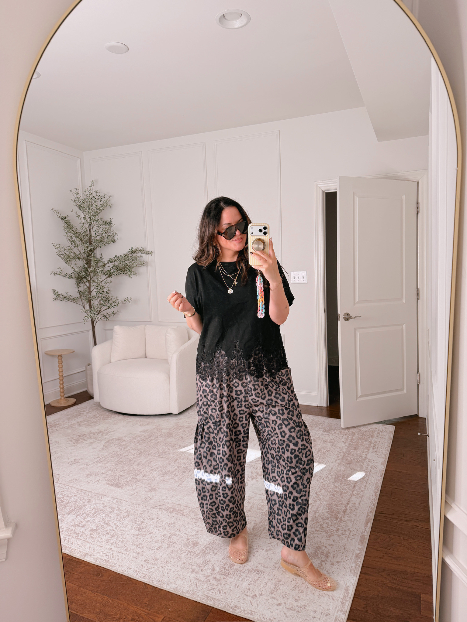 
wearing an XL in both pieces 

 #LTKSeasonal #LTKMidsize