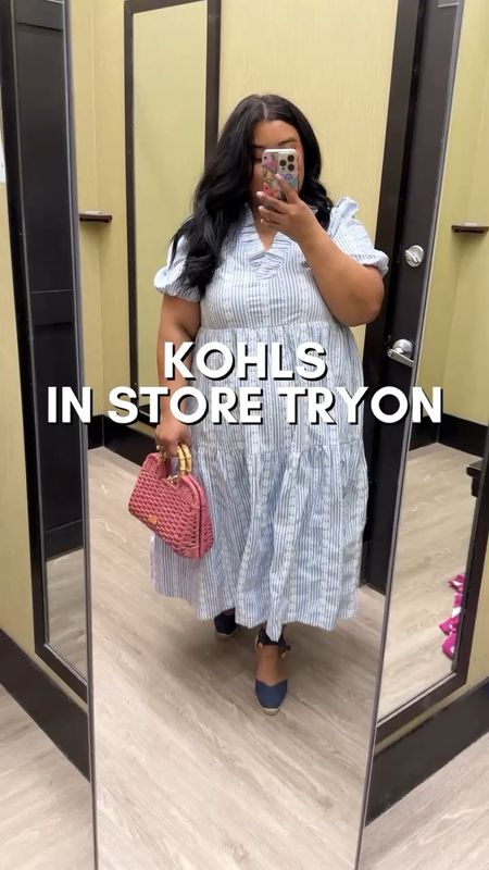 🌷 SMILES AND PEARLS KOHLS IN STORE TRYON 🌷 

I stopped into Kohl’s to try on some items for Spring and they had sooo many good options to choose from! I'm definitely going to have to go back for sure!  I tried on an XL in all the dresses and I’m 5’1. 

🌷 I think my favorite was the navy floral dress but they were all sooo good AND all the dresses were size inclusive up thru a 3X!

Kohl’s, plus size fashion, size 18, spring dress, jeans, vacation outfit, resort wear, dress, home, wedding guest dress, date night outfit, work outfit, plus size, Easter outfit, spring outfit, vacation dress

#LTKplussize #LTKSeasonal #LTKmidsize