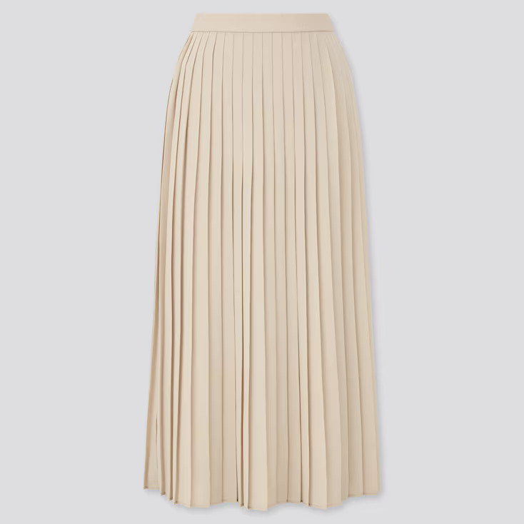 WOMEN CHIFFON PLEATED LONG SKIRT | UNIQLO (US)