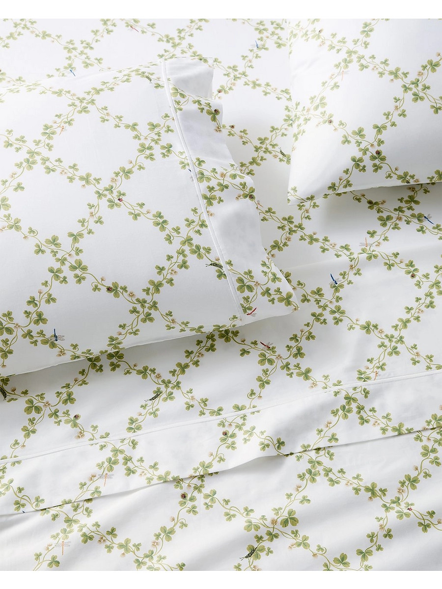 Clover Sateen Sheet Set | Serena and Lily