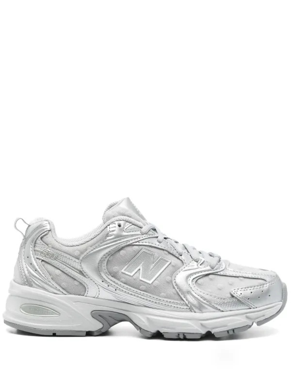 New Balance 530 "Silver Metallic Raincloud Polka Dots" | Grey | FARFETCH | Farfetch Global