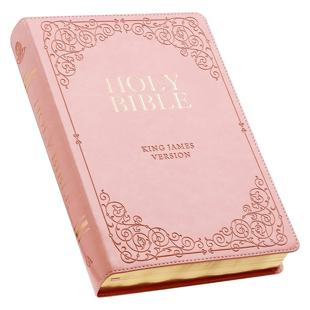 KJV Holy Bible, Giant Print Full-size Faux Leather Red Letter Edition - Thumb Index & Ribbon Mark... | Amazon (US)