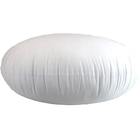 Foamily Round Throw Pillows 32" Premium Hypoallergenic Pillow Inserts for Couch or Bed Decorative Be | Amazon (US)
