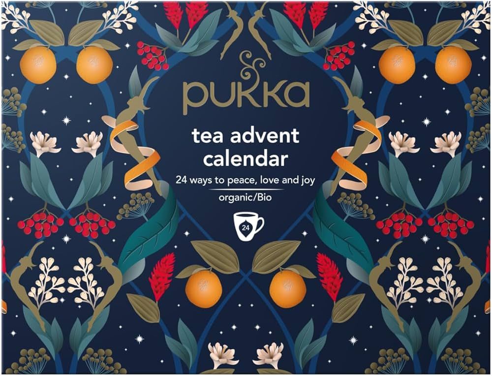 Pukka Herbs Herbal Tea Advent Calendar 2023 | Organic Tea Holiday Gift Set | Eco-Friendly 24 Tea ... | Amazon (US)