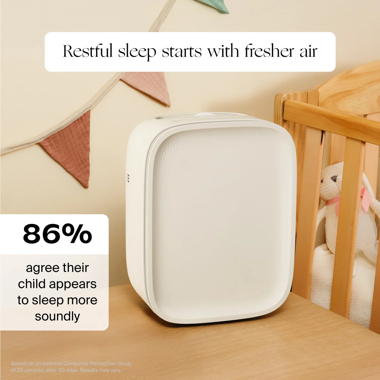 Nursery Air Purifier | Best Safe & Quiet Baby Room Air Cleaners for Healthy Breathing | Canopy (getcanopy.co)