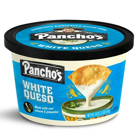 Pancho's White Queso Cheese Dip, 16 oz Tub | Walmart (US)