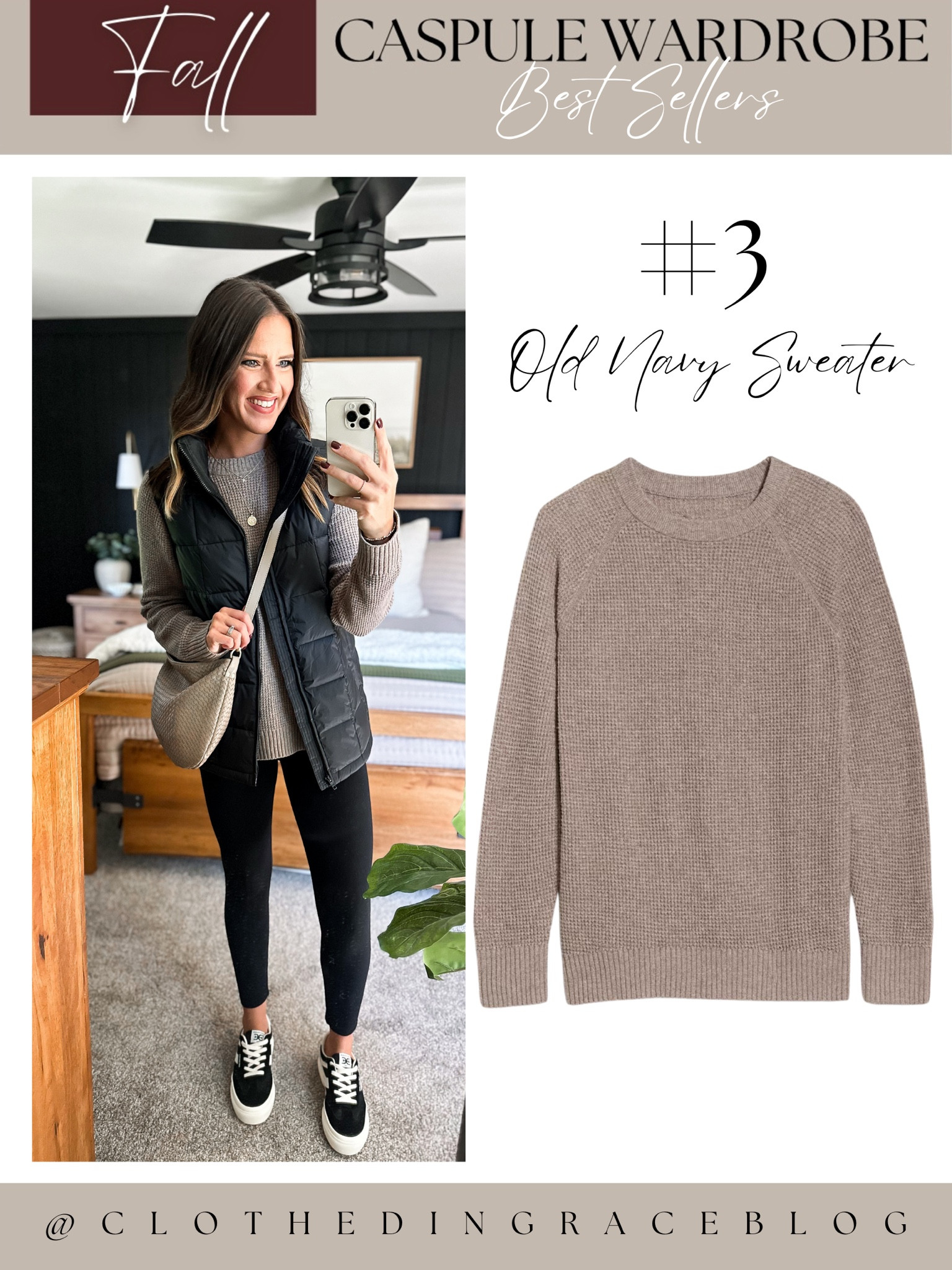 Top 10 best sellers from the fall capsule 

Tunic - medium 
Vest - size down, I’m in a xs 
Linking similar leggings 


#LTKStyleTip #LTKFindsUnder100 #LTKFindsUnder50