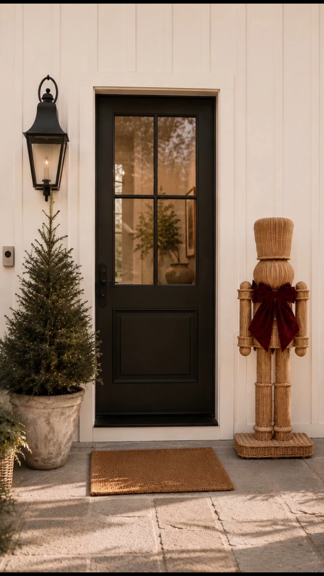 Neutral Christmas decor just keeps getting better. This oversized wicker nutcracker is one of my favorite front porch decorating finds. It has that designer-inspired, Amber Interiors look that’s warm, timeless, and easy to style year after year.

#LTKSaleAlert #LTKHome