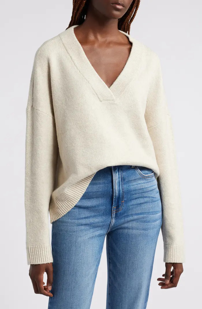 Treasure & Bond Oversize V-Neck Sweater | Nordstrom | Nordstrom