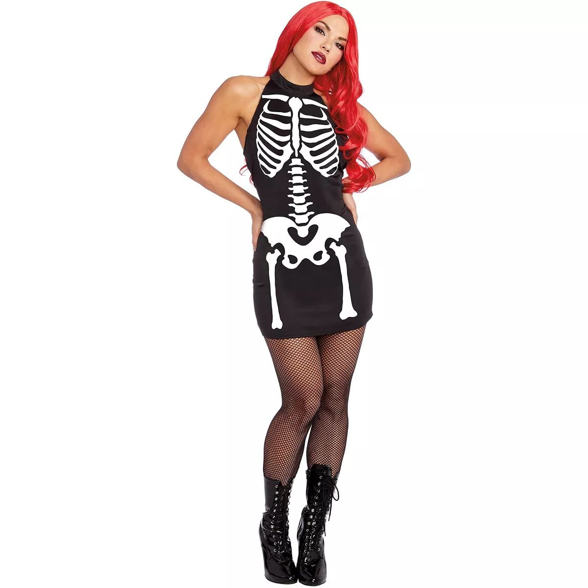 Glow-In-The-Dark Skeleton Women's Costume Dress | Target