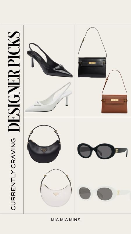 Designer pieces on my wish list
Prada slingbacks
Saint Laurent bag
Prada argue bag
Celine triumphed sunglasses



#LTKitbag #LTKstyletip #LTKshoecrush
