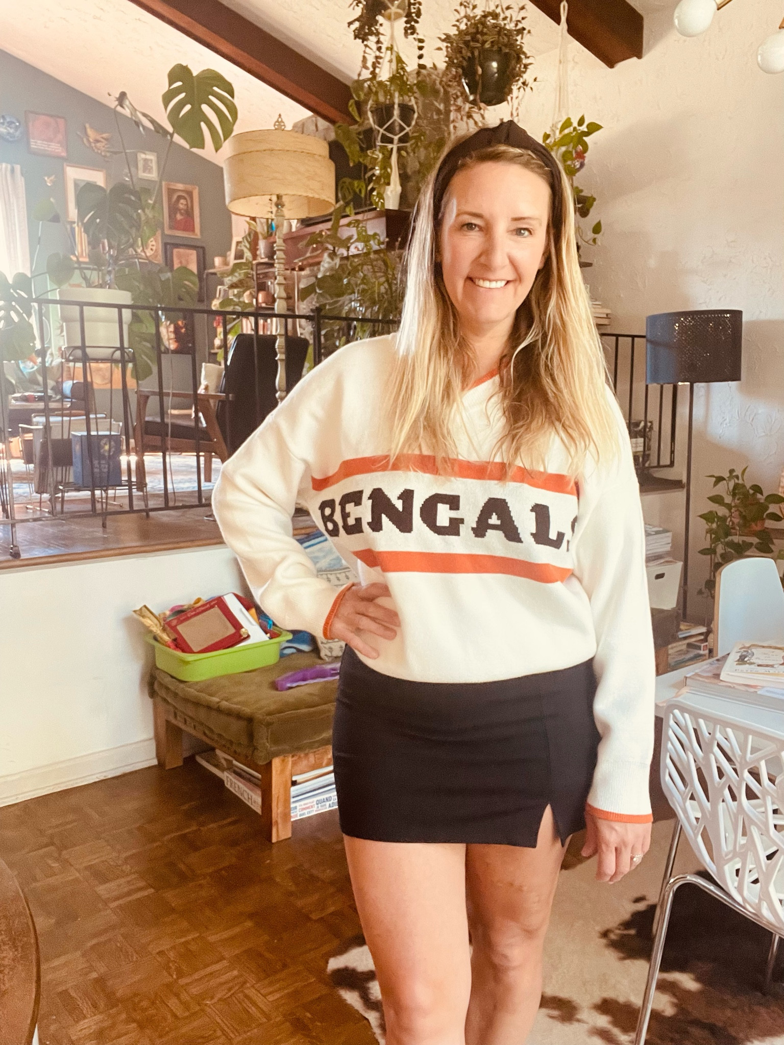 Any pro football fans ? This sweater reminds me of my cheerleading days 💕 and it’s as soft as cashmere ! 

#LTKSeasonal #LTKover40 #LTKstyletip