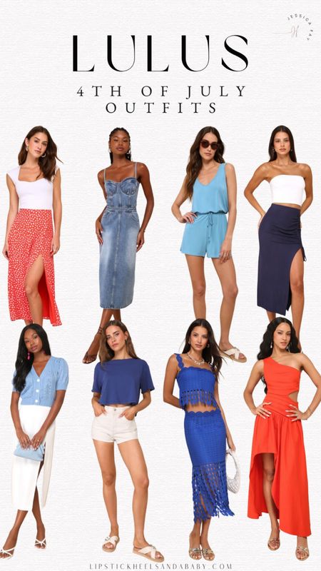 Lulus 4th of July outfit ideas, 4th of July outfits, 4th of July dress 

#LTKFindsUnder50 #LTKFindsUnder100