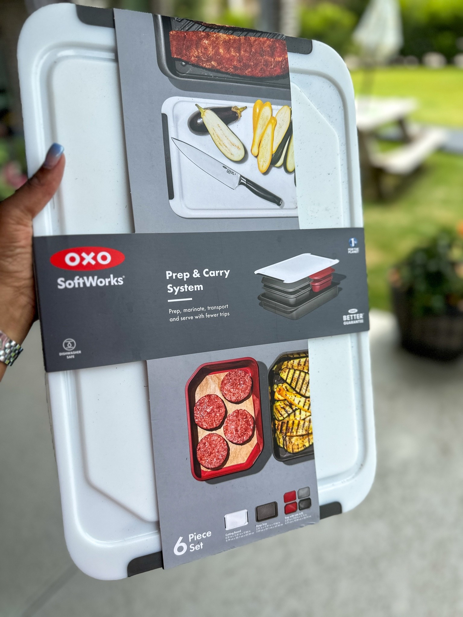 This cooking prep system is perfect whether your grilling or using a blackstone griddle. I highly recommend adding this to your outdoor cooking items. #prep #cooking #outdoorcooking #cuttingboard

#LTKdayinmylife