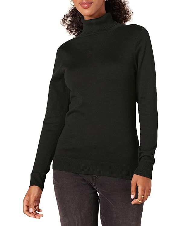 Amazon Essentials Women's Classic-Fit Lightweight Long-Sleeve Turtleneck Sweater (Available in Pl... | Amazon (US)