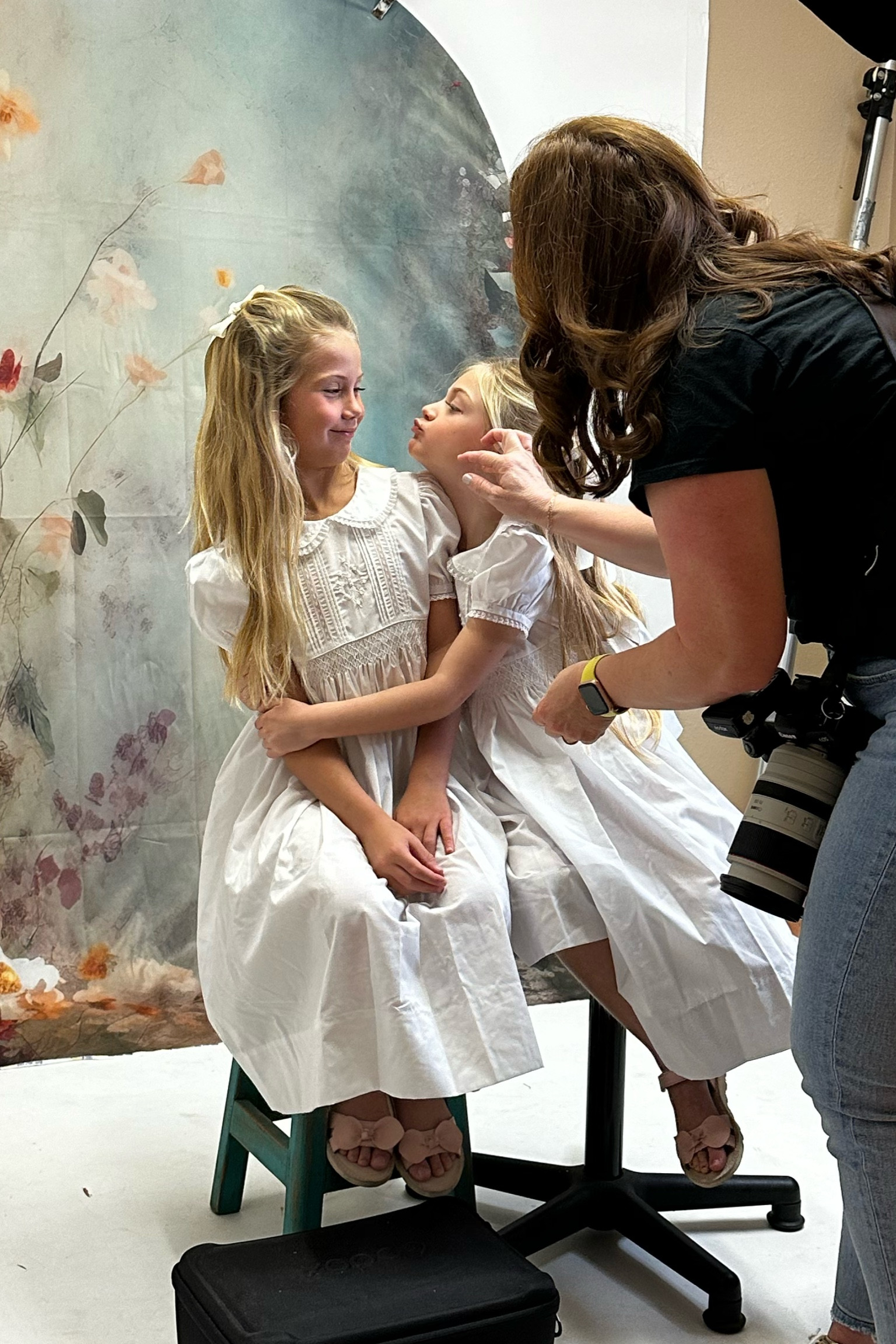 I had many “where did you get their dresses from?” after posting this picture in IG Stories the other day - so here it is!

The girls getting their portraits taken by the one & only Sarah Greaud Photography. 

Mom fail, my oldest must have just gone through a growth spurt; when we went to put on the shoes the girls were suppose to wear (L’Amour Chloe) hers were too small 🥹 so we had to improvise. I’ll link the planned shoes as well as their precious sandals. 

This Feltman dress is absolutely STUNNING!!! And I LOVE that it goes up to a 8Y! So beautiful for portraits, Easter Sunday, weddings, special occasion - breath taking!

Feltman Brothers | Portrait dress




#LTKFindsUnder100 #LTKKids #LTKStyleTip