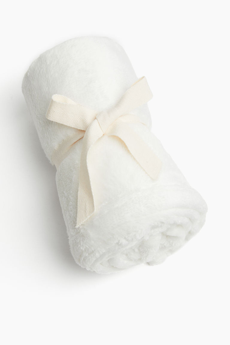 H & M - Fleece Baby Blanket - White | H&M (US + CA)