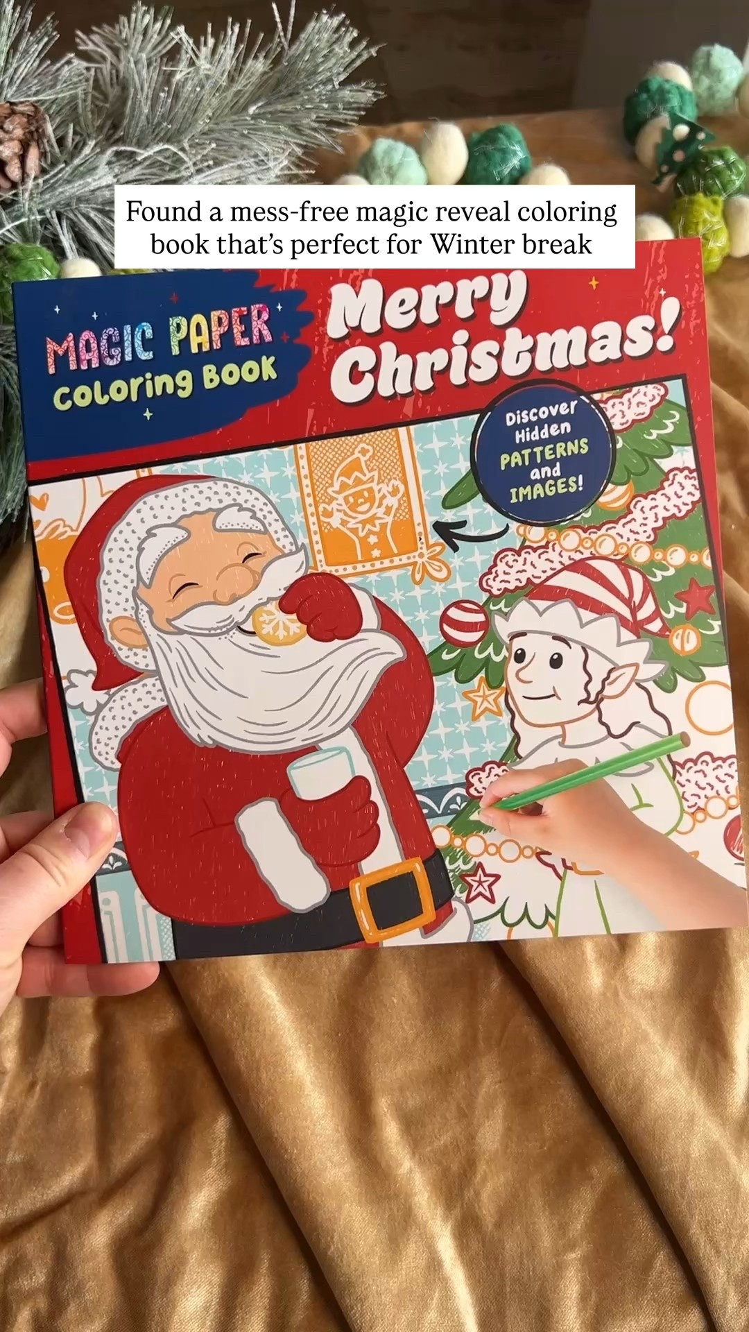 Such a fun magic-reveal coloring book. It’s perfect for when they want a Christmas craft… but I cannot handle one more mess 🤪.

#LTKKids #LTKHoliday #LTKSeasonal
