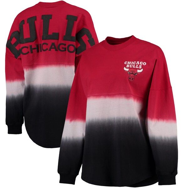 Chicago Bulls Fanatics Branded Women's Spirit Jersey Classic Long Sleeve T-Shirt - Red/Black | Fanatics.com