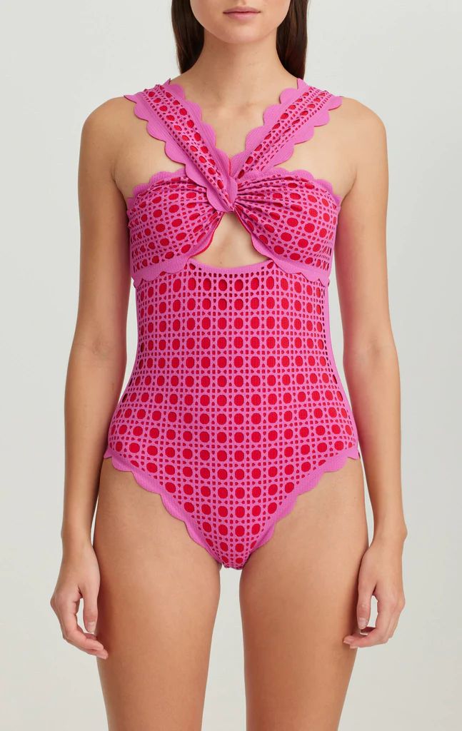 East River Maillot in Orchid Cane | Marysia Swim