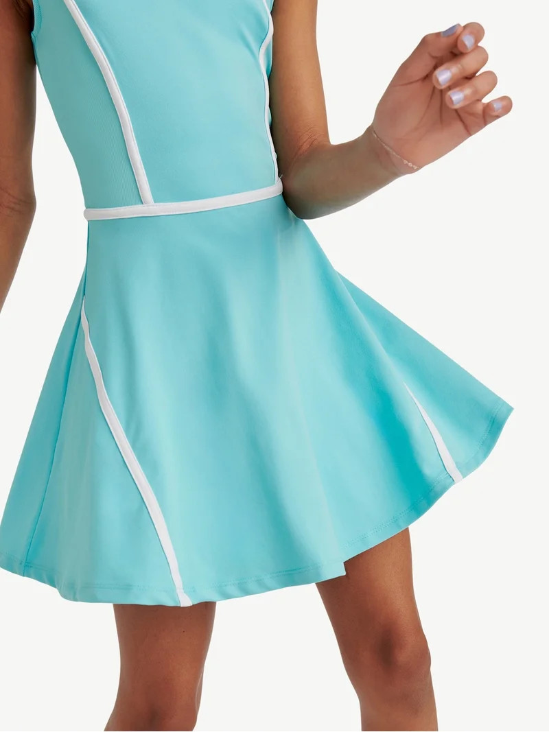 Justice Girls Cap Sleeve Active Dress, Sizes XS - L | Walmart (US)