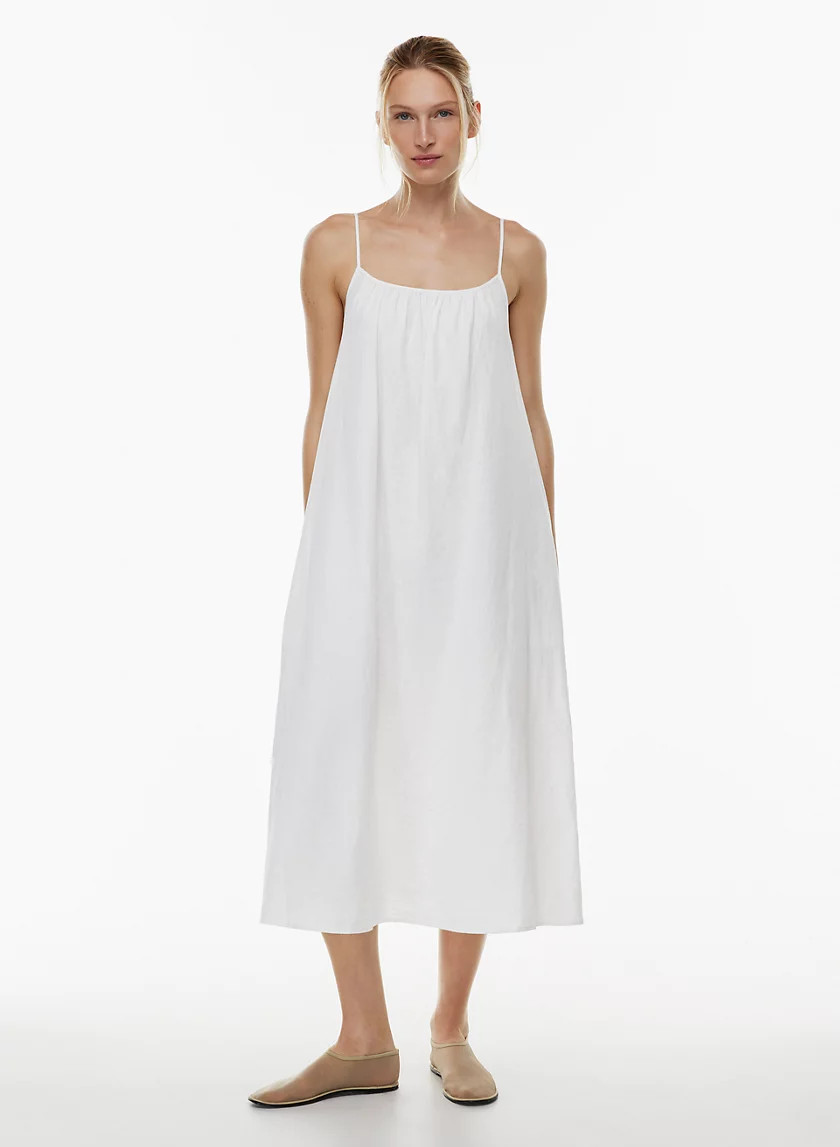 WELLBEING LINEN DRESS | Aritzia