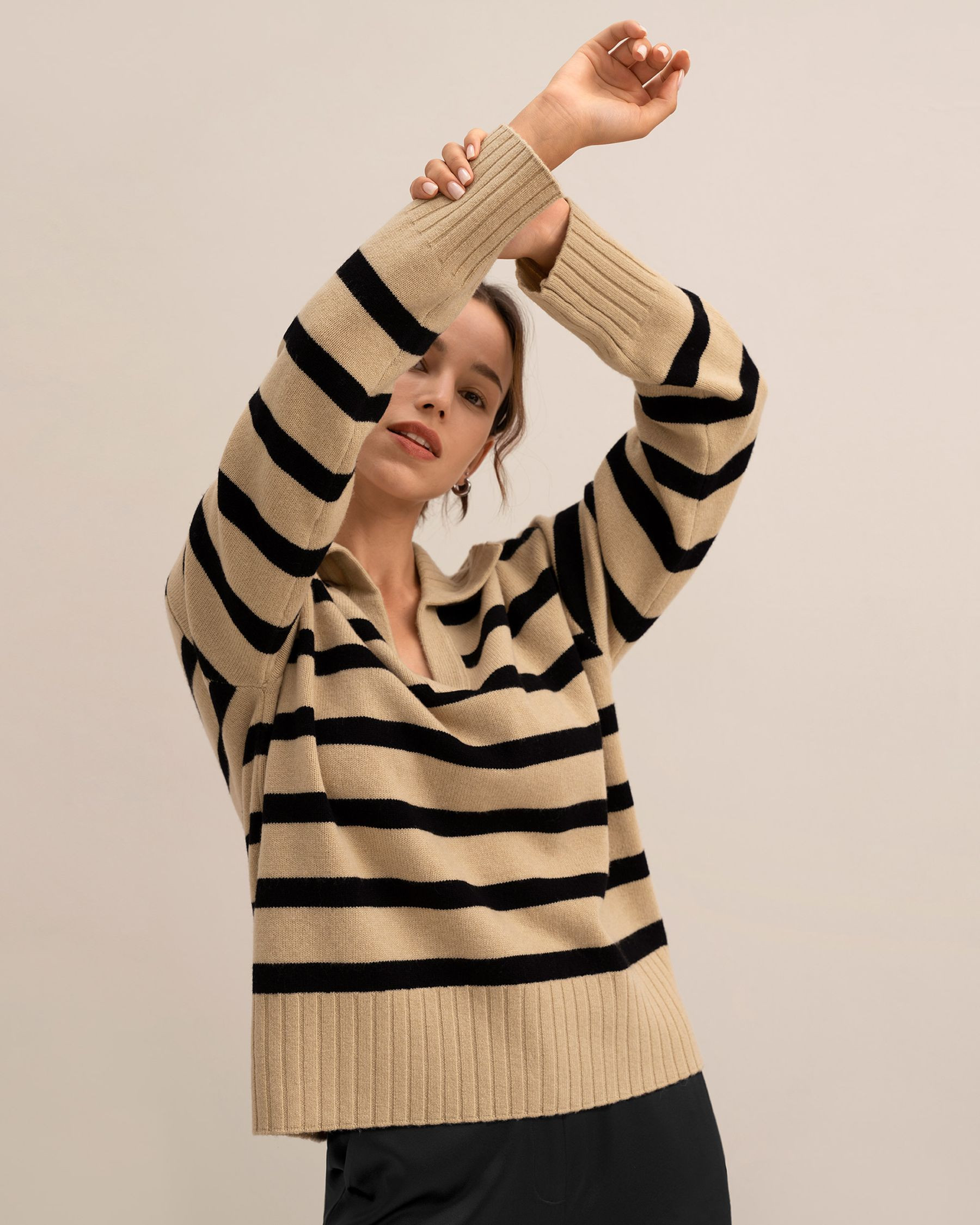 Gilly Stripe Sweater | LilySilk