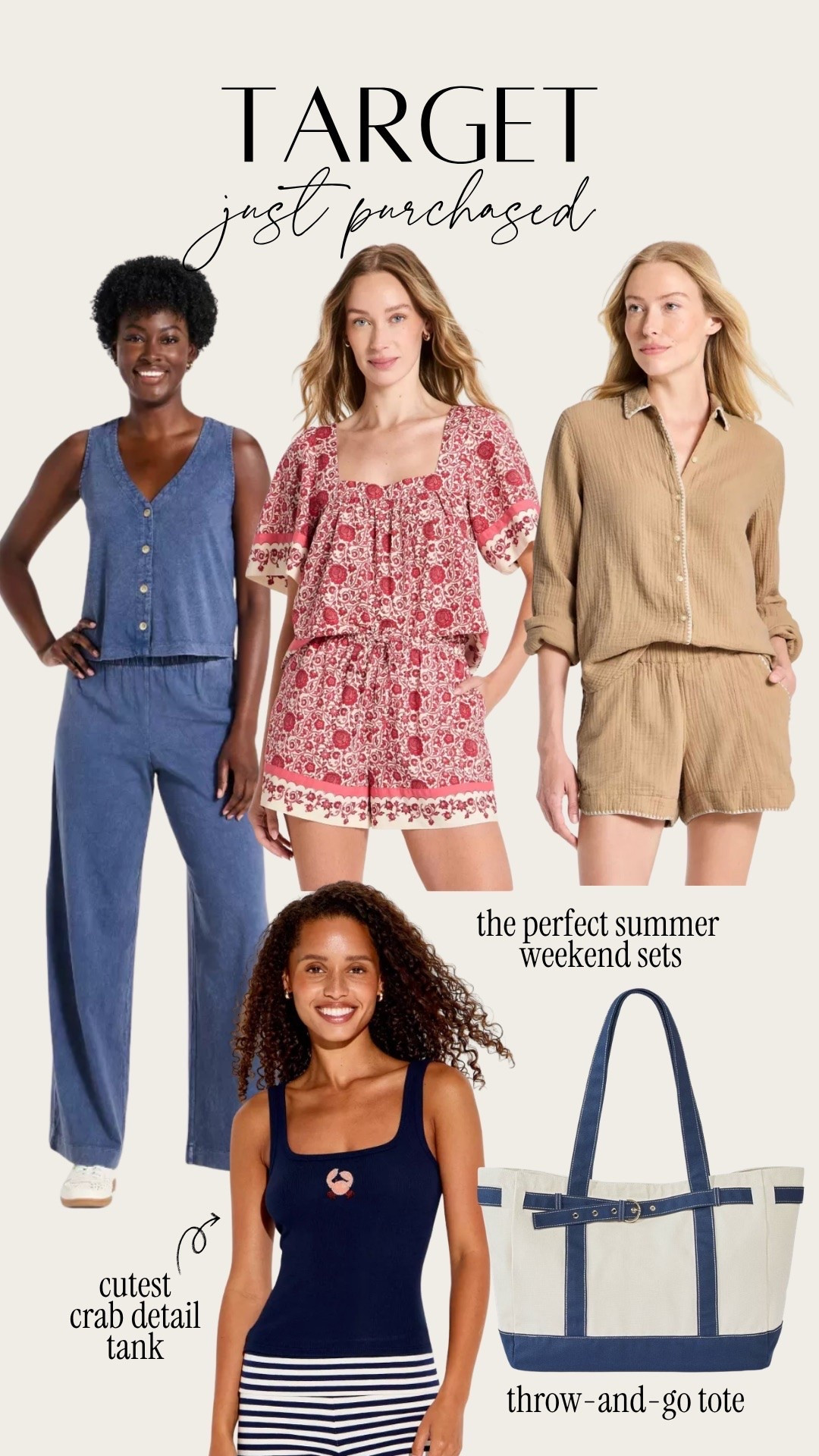 @Target just purchased - all up to 40% off during Circle Week! Cutest sets and Americana summer inspired finds

#LTKSaleAlert