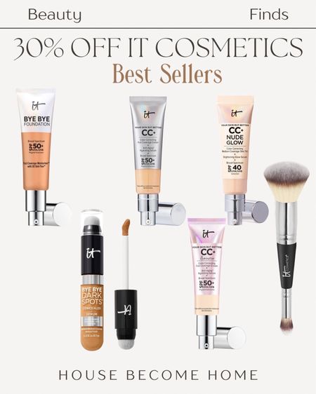 It Cosmetics 30% off best sellers sale!! 

#LTKover40 #LTKMostLoved #LTKsalealert
