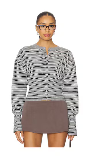 Head in The Clouds Cardigan in Grey Moss | Revolve Clothing (Global)