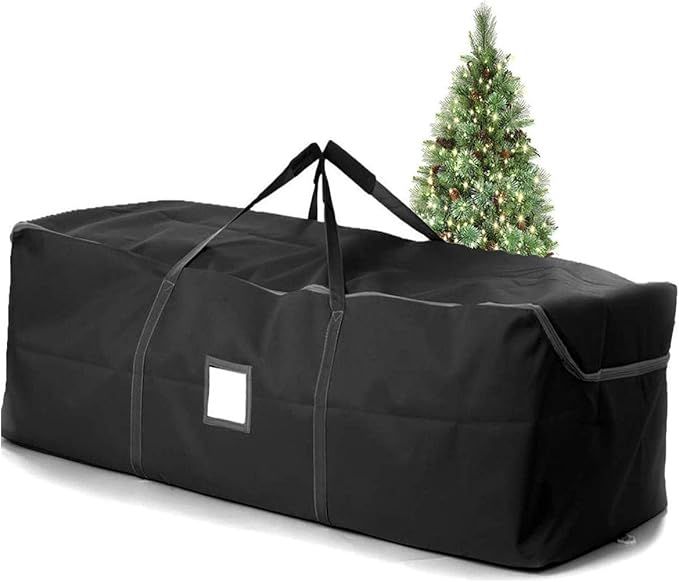 [2019 Newest] Large Christmas Tree Storage Bag - Xmas Holiday Storage Duffel Bag Containers w/ He... | Amazon (US)