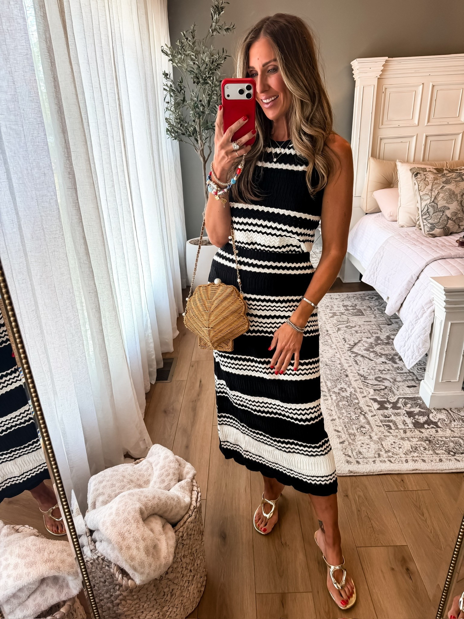 This striped knit skirt set is one of those pieces that always looks polished with minimal effort. I love the classic black and white pattern paired with a woven bag and sandals for an easy summer outfit that works for vacations, brunch, or everyday wear.

striped dress, black and white dress, summer outfit, knit dress, vacation style, resort wear, woven handbag, casual chic, summer fashion, brunch outfit, coastal style, effortless style, themominstyle

#LTKootd #LTKSeasonal #LTKTravel