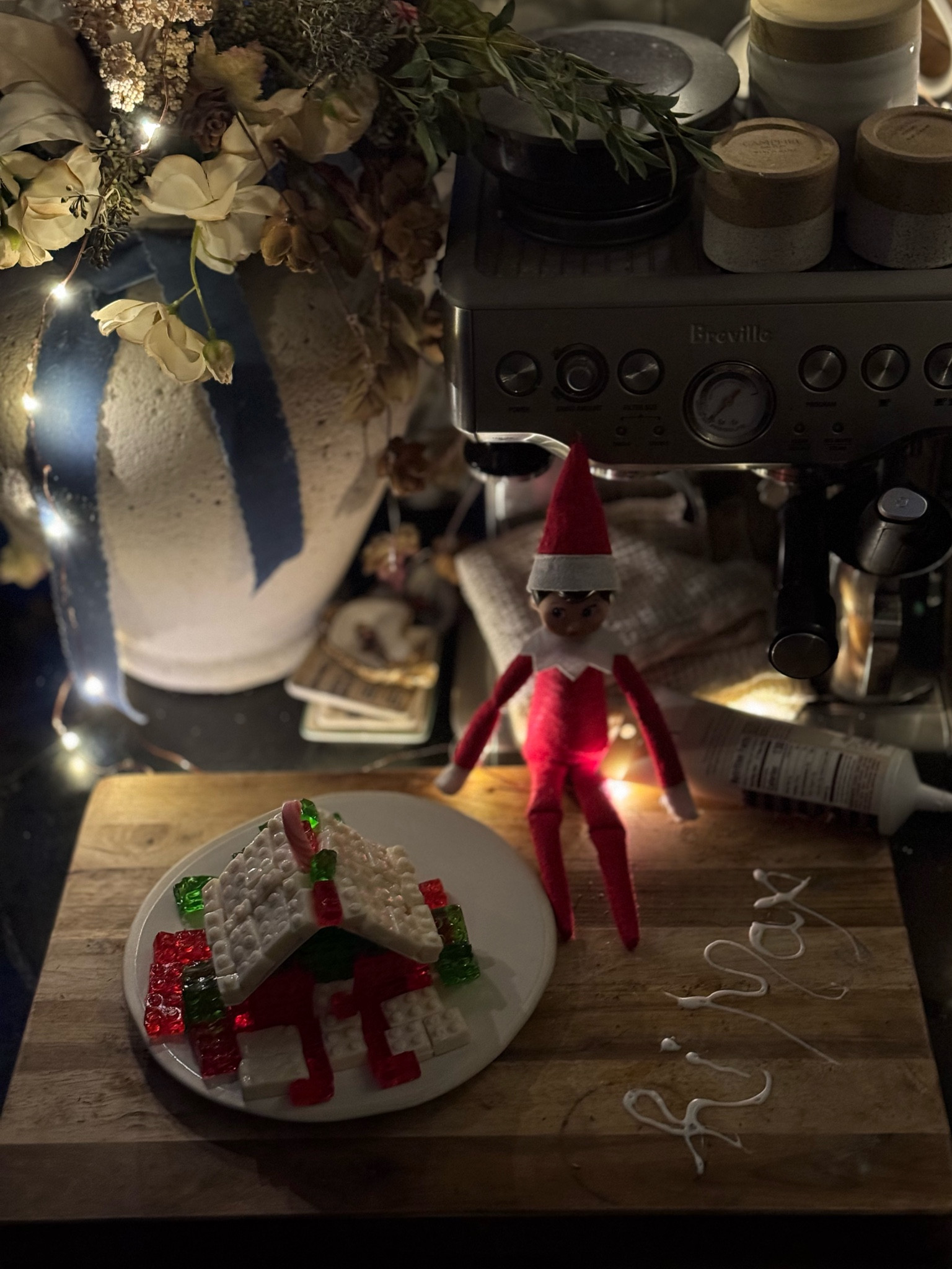 Sparkle (Max’s Elf on the Shelf) saying hi 👋🏻 This gummy block house from Target is a fun twist on the usual gingerbread house and it smells so yum! 

Christmas decor, Kids Christmas,

#LTKFamily #LTKSeasonal #LTKFindsUnder50