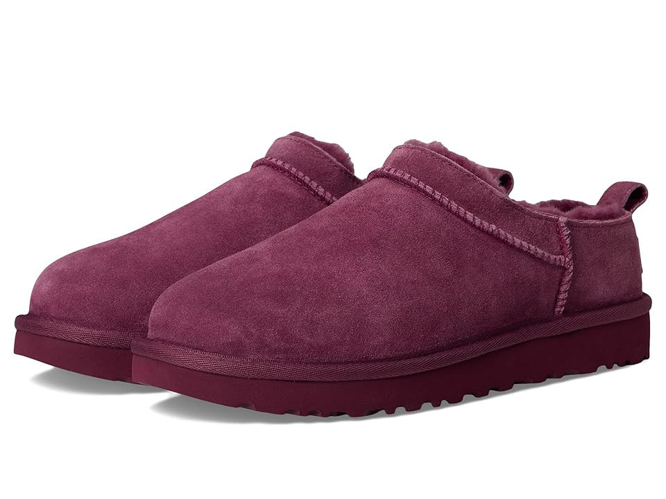 UGG Classic Micro Women's Boots Burnt Magenta : 11 B - Medium, Suede | Zappos