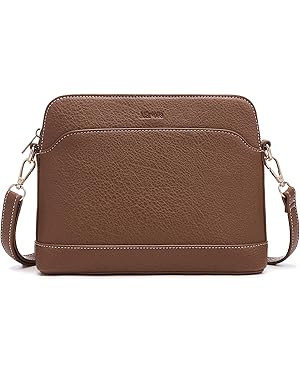 Marvolia Crossbody Bags for Women - PU Leather Cross Body Purses Trendy Womens Small Shoulder Bag... | Amazon (US)