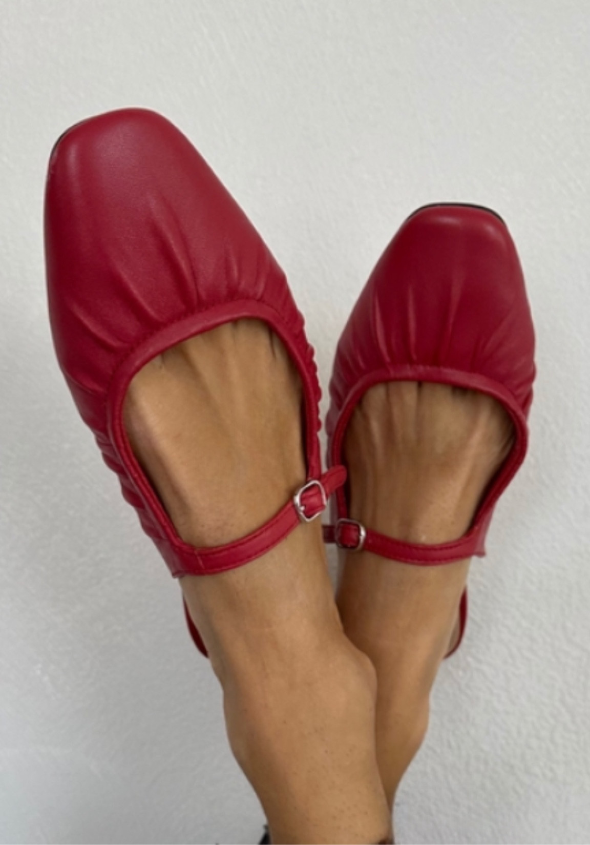 Obsessed with these Steve Madden flats! The gathered detail, square toe, and delicate strap make them feel  chic while staying super comfy.

#LTKWorkwear #LTKShoeCrush