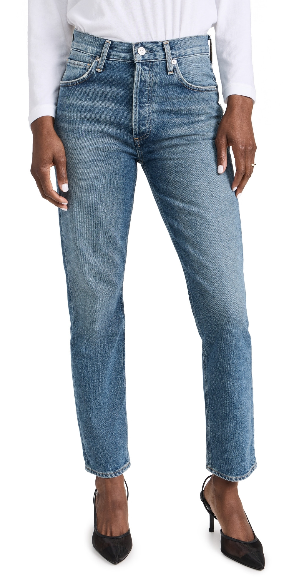 Citizens of Humanity Charlotte High Rise Straight Jeans Magnolia 31 | Shopbop