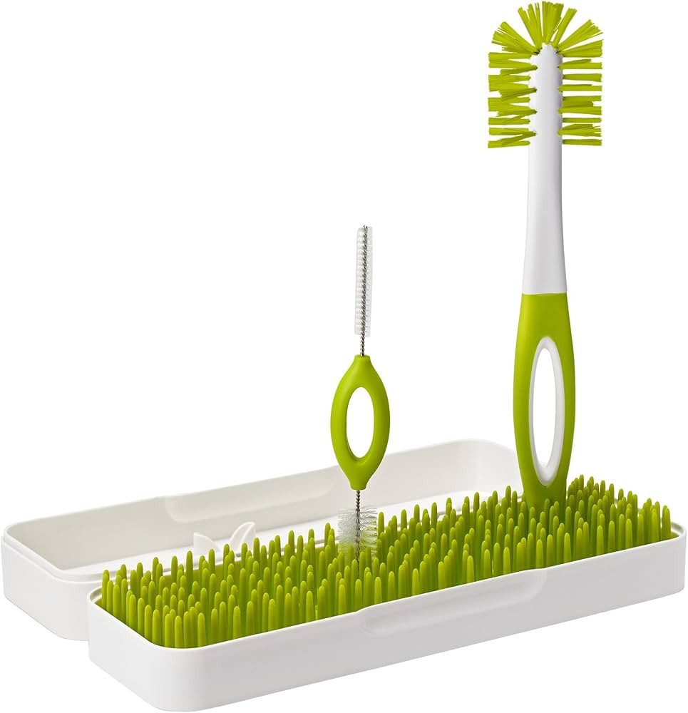 Boon Travel Silicone Drying Rack, Green & White, Multi, B11015A | Amazon (US)