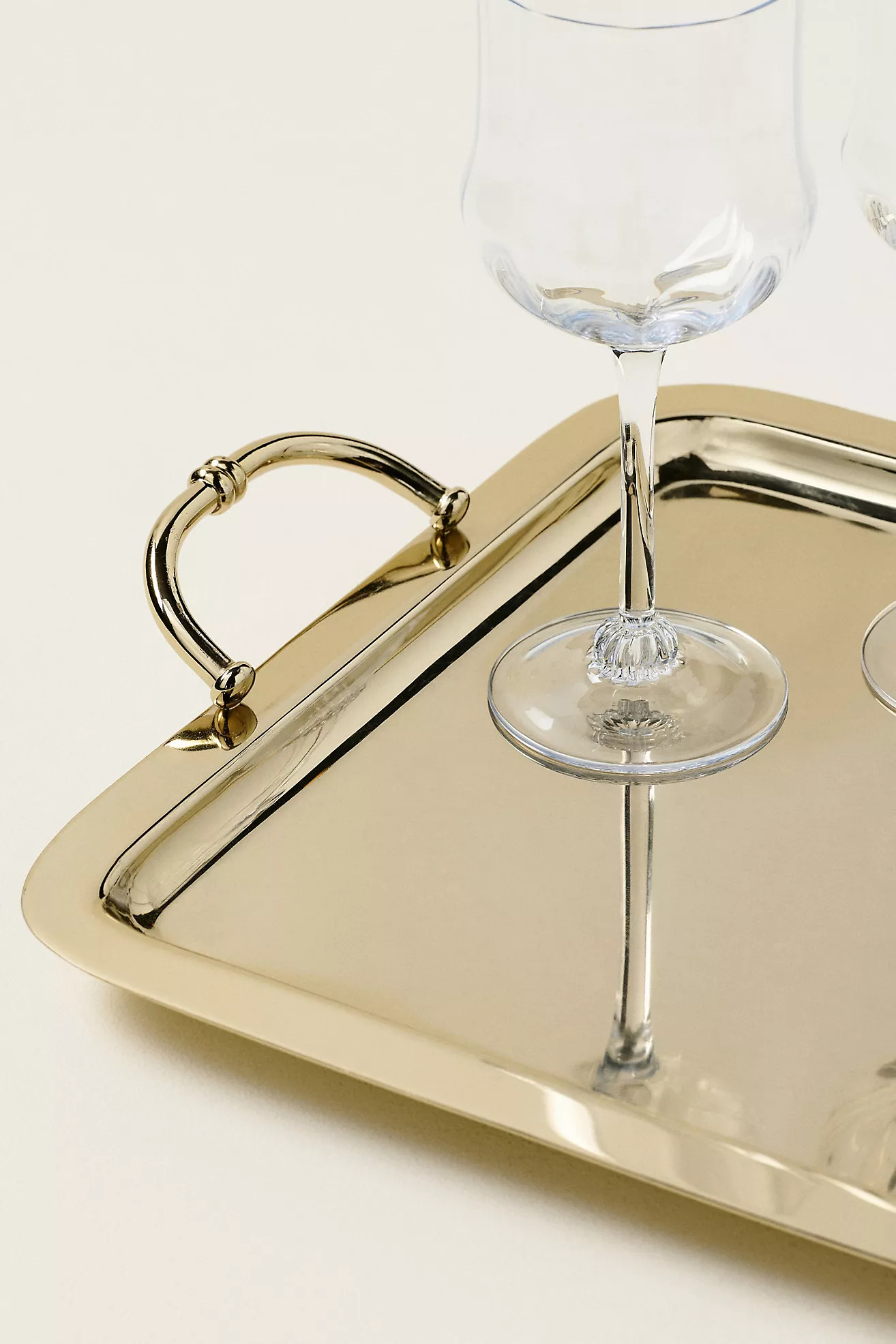 Gold Metal Tray | Anthropologie (US)