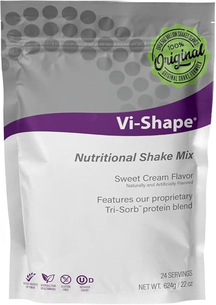 Vi Shape Original Nutritional Shake Mix Sweet Cream Flavor | 22oz (1 Bag, 24 Servings) | Amazon (US)