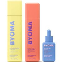 BYOMA Milky Moisture Cleanser 175ml, Hydrating Milky Toner 150ml and Hydrating Serum 30ml Bundle | Cult Beauty