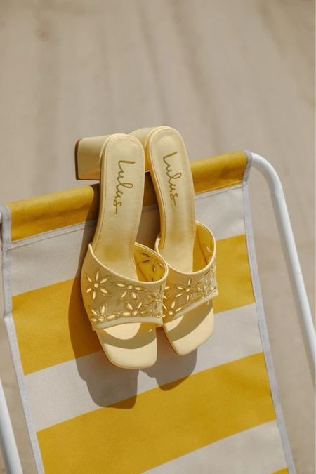 Color of the summer 

#yellow #shoes #lulus 

#LTKFindsUnder50 #LTKStyleTip #LTKShoeCrush