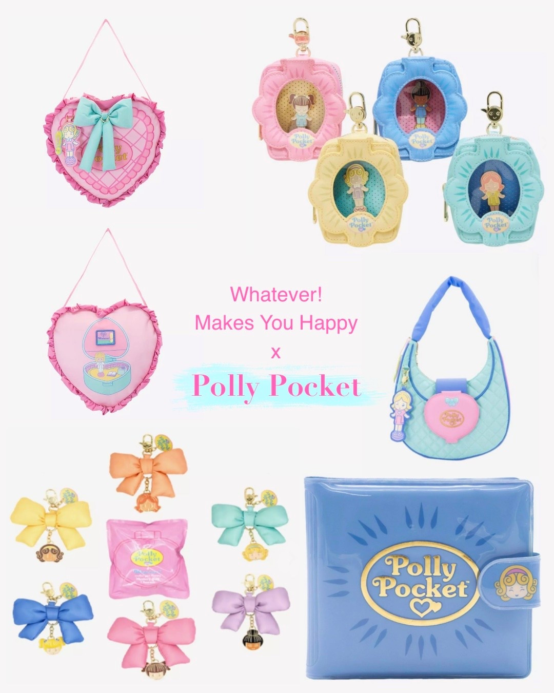 Whatever! Makes You Happy x Polly Pocket collaboration. Handbags, bag charms, blind boxes, and more!

#LTKmomlife #LTKdayinmylife #LTKKids