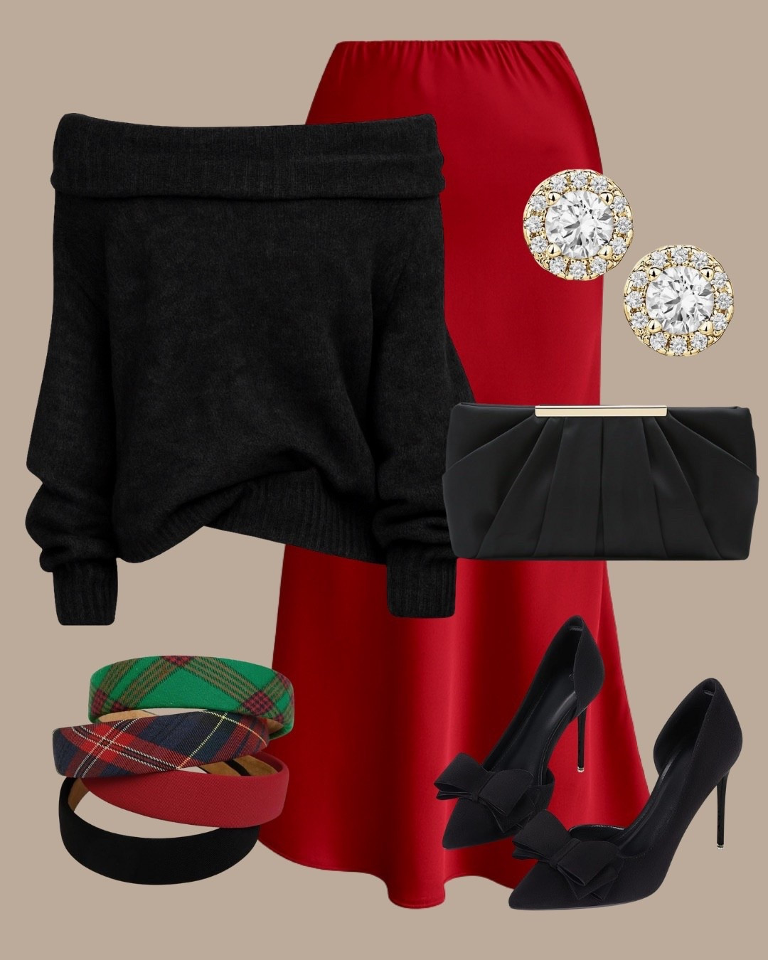 LILLUSORY Womens Off The Shoulder Sweater Oversized Batwing Sleeve Loose Pullover Sweaters Tops,
Tsangbaby Satin Bow Shoe Clips Dots Solid Color Shoe Clips Removable Shoe Clips Elegant Wedding Party Shoe Buckle Bag Clothing Hair Accessories for Women Girls 2 Pcs (Black Bow),
CHARMING TAILOR Clutch Evening Bag Elegant Pleated Satin Formal Handbag Simple Classy Purse for Women,
Huachi Christmas Headbands for Women Red Plaid Headband Non Slip 1 inch Wide Cute Headband for Girls, Holiday Head Bands Elastic Hair Bands Fashion Hair Accessories,
ZAFUL Sweaters for Women Off Shoulder Knit Sweater with Long Sleeve Loose Pullover Jumper Tops,
PRETTYGARDEN Women's Off The Shoulder Sweater Long Sleeve Tops 2025 Fall Loose Knit Pullover Sweaters Winter Clothes,
BTFBM 2025 Womens Summer Fall Long Satin Skirt Silk Elegant High Waist Cocktail Party Wedding Flowy A-Line Midi Skirts,,
PAVOI 14K Gold Plated 925 Sterling Silver Post Brilliant Round Faux Diamond Halo Earrings - Premium Cubic Zirconia in Rose, White, and Yellow Gold

#LTKSeasonal #LTKSaleAlert #LTKHoliday