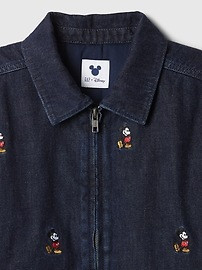 Gap × Disney Kids Embroidered Denim Bomber Jacket | Gap (US)